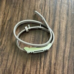 Tory Burch double wrap leather bracelet